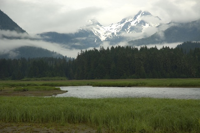 Este es uno de los maravillosos paisajes que encontraremos cerca de Juneau (Alaska)